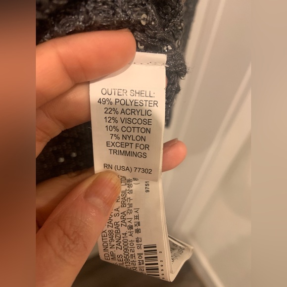 Zara Knit Sequined sweater - for parties and sparkle - Picture 5 of 5